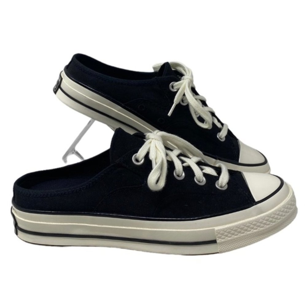 Converse Black & White Mule Low Top Sneakers